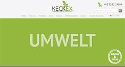 Desktop Screenshot of keckex.com