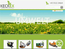 Tablet Screenshot of keckex.com